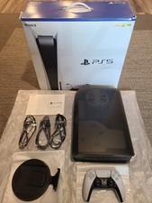 PS5 Physical Disc Model Console 825GB Sony Playstation Black #CFI-1115A Tested