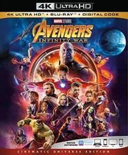 Avengers Infinity War 4K Ultra HD + Blu Ray + Digital Code [Blu-ray] - GOOD