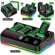 Controller Charger Station Rechargeable Battery Packs for Xbox One/Series X|S