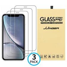 3X Tempered Glass Screen Protector For iPhone 17 16 15 14 13 12 11 Pro Max XR 8
