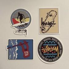 Stussy Designs Surfing Stickers Set Surfboard Graphics Roots Reggae Lot of 4