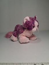 Webkinz Ganz Pom Pom Kitty Pink Purple Cat Plush Stuffed Animal HM444 NO CODE