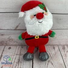 Santa Claus Christmas Plush 8in Red White Holiday Time Stuffed Toy