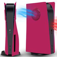 PS5 Faceplate Cover for PlayStation 5 Disc Edition CHOOSE  YOUR OWN COLOR w/FAN