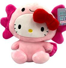 Hello Kitty Axolotl Plush Toy 9 inch Sanrio Pink Soft Cute Gift NWT