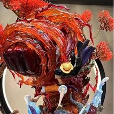 25cm Anime Luffy One Piece Figure Gk Gear 5 Monkey D. Luffy Action Figure Statue
