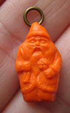 1940's VINTAGE Celluloid SANTA CLAUS~CHRISTMAS Charm Cracker Jack Toy Prize