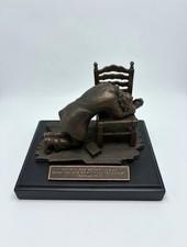 Bronze Christian Kneeling Prayer Statue with Jeremiah 29:13 Plaque