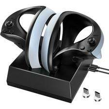 PS VR2 Charging Station Dock for Sony PSVR2 Sense Controllers Magnetic LED