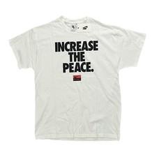 Nike x Stüssy 'Increase the Peace' White Tee Size L