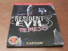 Resident Evil 3 RE3 Nemesis Official Strategy Guide Prima Games