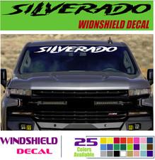 Chevy Silverado Windshield Decal, Sticker  18"  20" 24" 30" 40" 50" (SS25)