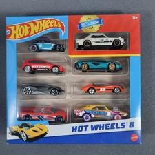 Hot Wheels 8 Pack Diecast Car Set - Nissan Skyline Honda Civic EG VW Beetle NEW