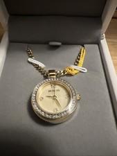 Invicta Gold Mini Angel Women’s 22.5mm Watch Necklace Mother Of Pearl 49932