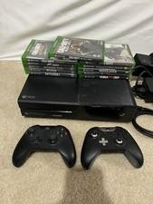 Xbox 1 Console Bundle W/kinect, 2 Controllers, Cables, Headset, & 11 Games.