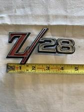 Vintage Chevy Camaro Z28 Emblem Badge Metal
