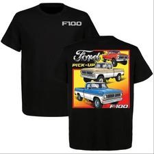 Ford F100 Vintage Pick-Up T-Shirt, F100 Old School Pickup Truck Tee, Great gift