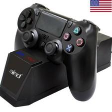 For PS4 Playstation 4 Controller Fast Dual Charger Dock Station Charging Stand