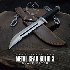 Metal Gear Solid 3 Replica Knife | Snake Eater knife Gaming Knife with Sheath
