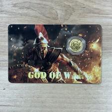 God of War Ares 1/1000 oz Gold Coin .9999 Niue 2026 50c COA