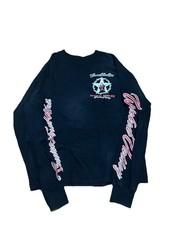 Wicked Valley USA Special Forces Graphic Cotton Long Sleeve T-Shirt Black L