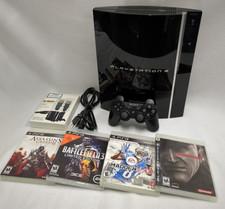 Sony PlayStation 3 PS3 Fat 40GB CECHH01 Console Bundle With Games - Good Refurb