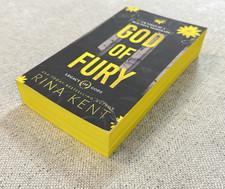 God Of Fury By Rina Kent Signed Deluxe Edition With Sprayed Edges Legacy Of Gods