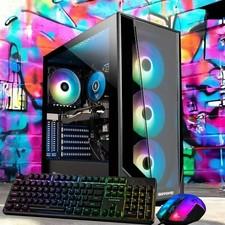 Custom Build ARGB Desktop i7 PC 32GB RAM 4TB SSD RTX 5060 Win11 GAMING READY