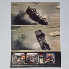 Destruction Derby 2 PlayStation 2 PS2 Adults Printer Ad/Poster