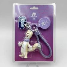 2026 Winter sports games  Mascot Tina Keychains Pvc 36*88*40mm hot