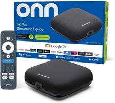 onn 4K Pro, Google TV w/Gemini* Via Update-32GB, 3GB RAM, Dolby,Find Remote NEW 