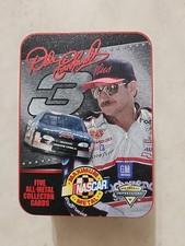 Dale Earnhardt Metallic Impressions Maximum Metal Tin Trading Cards .
