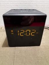Sony ICF-C1 Alarm Clock Radio Black Cube LED Digital FM AM