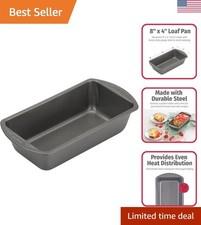 Nonstick Loaf Pan Heavy-Duty Steel Bakeware with Easy-Clean Non-Stick Coating...