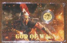 2026 Niue God of War Gold Coin 1/1000 Troy Oz .9999 UNC Proof