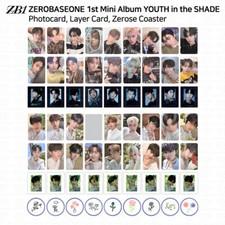 ZEROBASEONE ZB1 1st Mini Album Youth In The Shade Photocard Layer Card Coaster