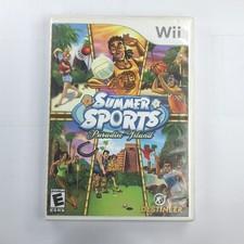 Summer Sports Paradise Island Nintendo Wii Game Complete w/ Manual CIB