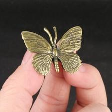 Brass Butterfly Figurine Small Statue House Decoration Animal Figurines Toys