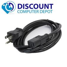 Power Cord AC Cable 5 ft PC Computer Monitor Printer 3 Prong
