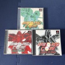 Armored Core Project Phantasma Master Of Arena Lot 3 Set Playstation1 PS1