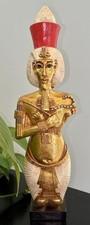 Vintage Artisans Guild International AGI 13” Egyptian Pharaoh Akhenaten Statue