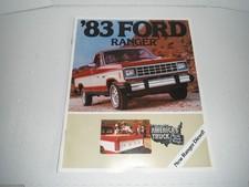 1983 Ford Ranger pickup truck sales brochure 20 pg ORIGINAL literature nos