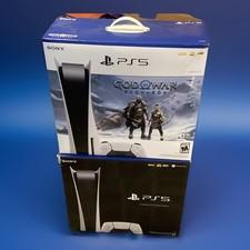 PS5 PlayStation 5 Digital Edition-Box Only + PS5 God Of War Ragnarok- Box Only
