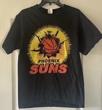 (Lot of 2) NBA Phoenix Suns Bundle, 2 Adult Large Short Sleeve Black Shirts.