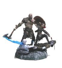 God of War Collector's Edition Kratos and Son Statue Diorama w Map Original Box