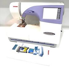 Janome Memory Craft 9500 Computerized Embroidery Sewing Machine MC9500 Tested