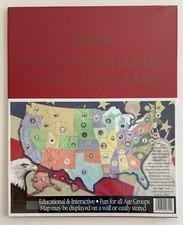 State Series Quarters Collectors Map Board 1999-2008 New Sealed Color  16x26”