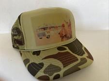 Vintage Winnebago RV Hat Hunting Trucker Hat snapback Camo Cap Vacation Hat