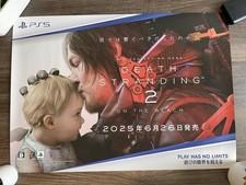 Death Stranding 2: On The Beach Japan Promotional Store Poster Horizontal B2 New