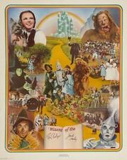 1939 The Wizard Of Oz Movie Poster 11X17 Dorothy Wicked Witch Tin Man 🧹🍎🍿